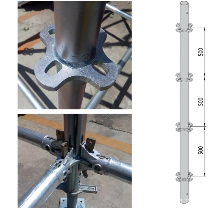 Zulin High Quality Mobile Cuplock Galvanized Scaffolding Falsework Kwikstage Layher Ringlock Scaffolding System for Steel Construction Building Material