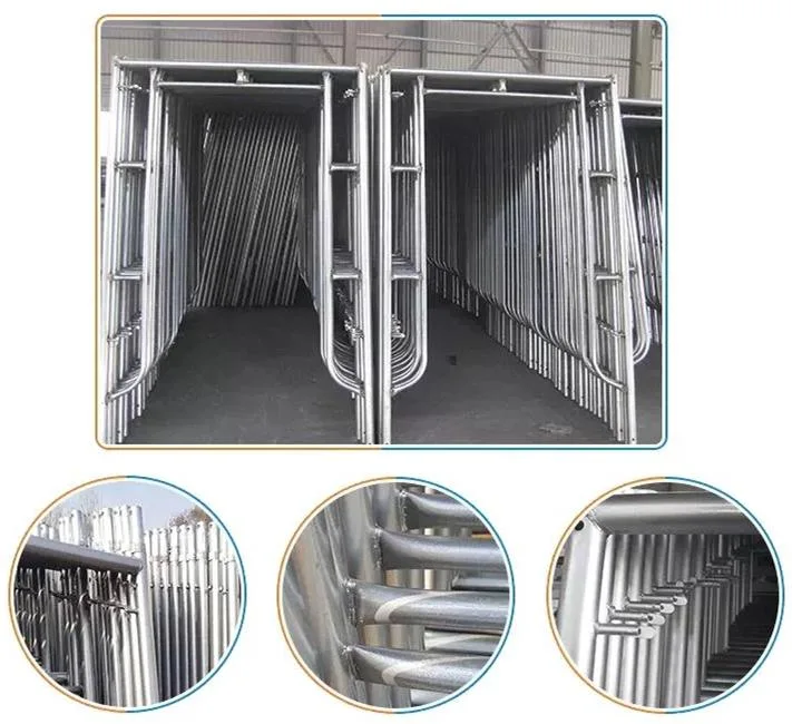 Moblile Folding Aluminum Prop Price Scaffold Frame Scaffolding with High Quality Scafffolding