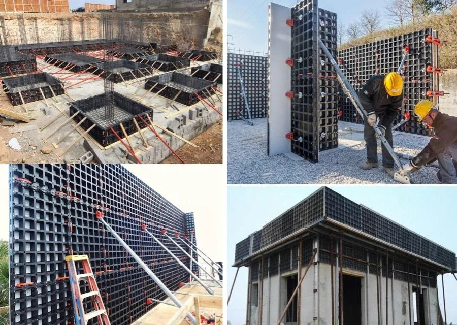 Low Cost Column Panel Wall Plastic Formwork for Sale