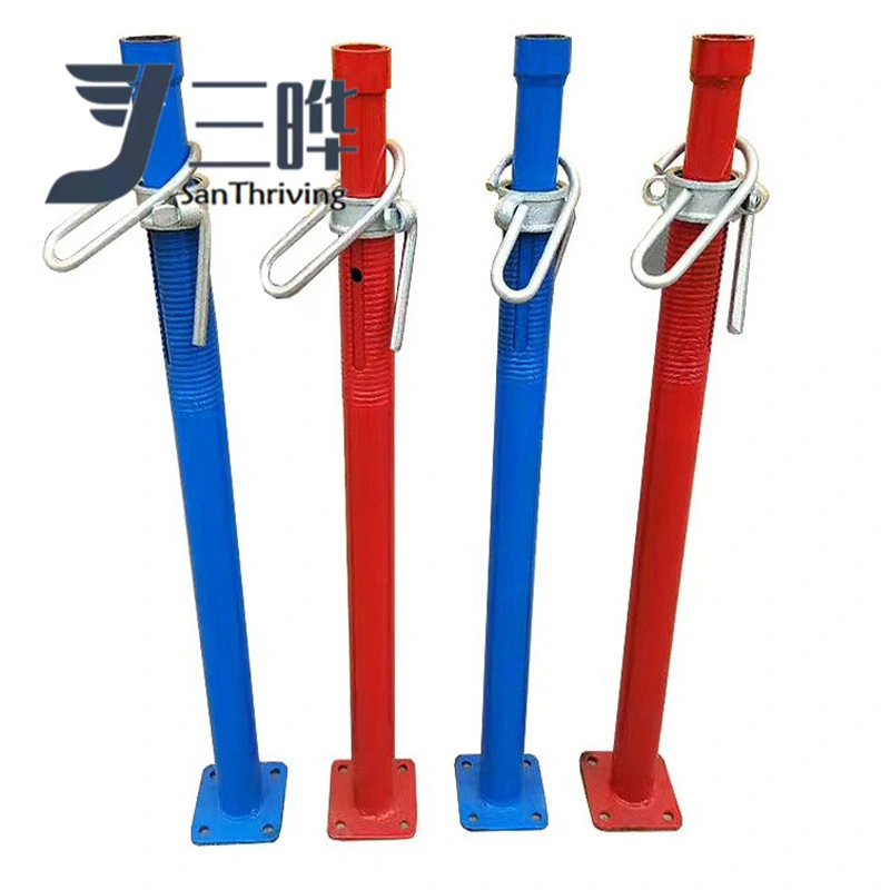 Aluminum Formwork System Steel Prpo Adjustable Steel Shoring Pull Prop Pin Construction Material Ling Duty Prop
