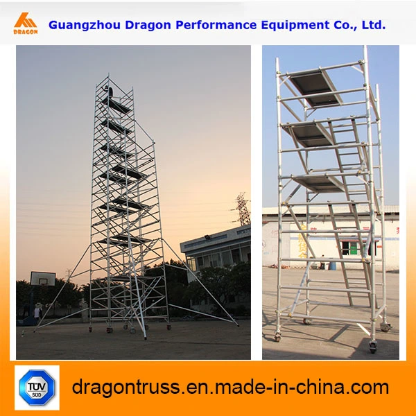 Dragonstage 2023 U. S Custom Used Portable Mobile Scaffolding Frame System for Sale Used Aluminium Scaffolding